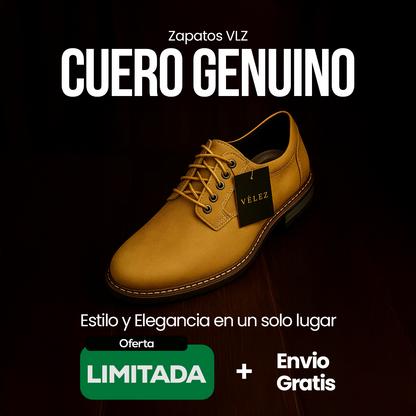 👞 ZAPATOS VLZ DE CUERO GENUINO PARA HOMBRE ✨