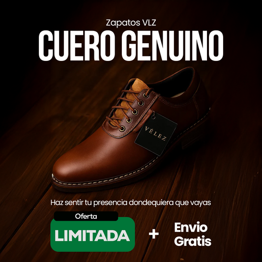 👞 ZAPATOS VLZ DE CUERO GENUINO PARA HOMBRE ✨